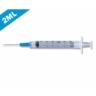 10 x 2ml Syringe with Needle Becton Dickinson