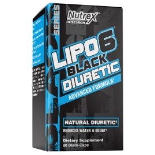 Nutrex - Lipo 6 Black DIURETIC 80 caps Nutrex