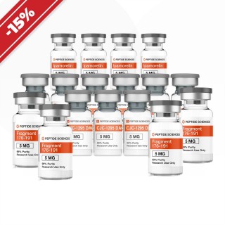 Peptide course: for lean mass. HGH Frag (176-191) + CJC-1295 + Ipamorelin